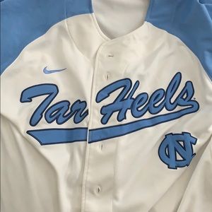 UNC North Carolina Tar Heels baseball jersey Nike